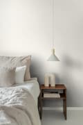 Miniatyrbild 2 av 7: ESTAhome tapet matt enfärgad med linnestruktur gräddvitt 53 cm x 10,05 m