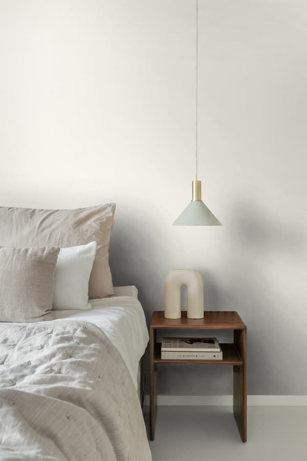 ESTAhome tapet matt enfärgad med linnestruktur gräddvitt 53 cm x 10,05 m