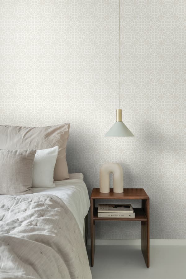 ESTAhome tapet slitna golvbrädor beige 53 cm x 10,05 m