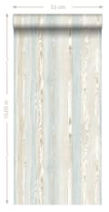 Miniatyrbillede 9 af 9: ESTAhome tapet træeffekt lyseblåt og beige - 148625 - 53 cm x 10,05 m