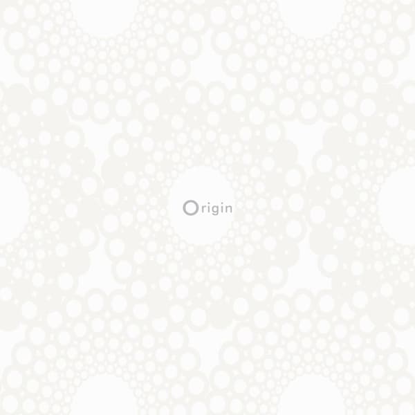 Origin Wallcoverings tapet grafisk form hvidt 53 cm x 10,05 m