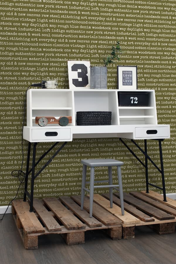 ESTAhome tapet text stadssamtal olivgrönt 53 cm x 10,05 m