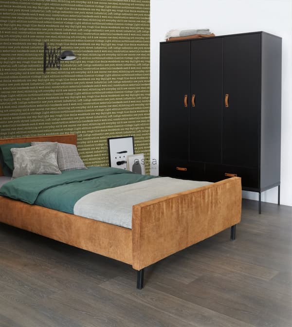 ESTAhome tapet text stadssamtal olivgrönt 53 cm x 10,05 m