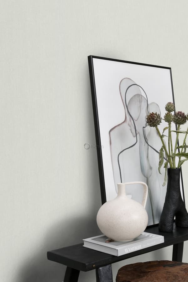 Origin Wallcoverings tapet linne ljust havsgrönt 53 cm x 10,05 m