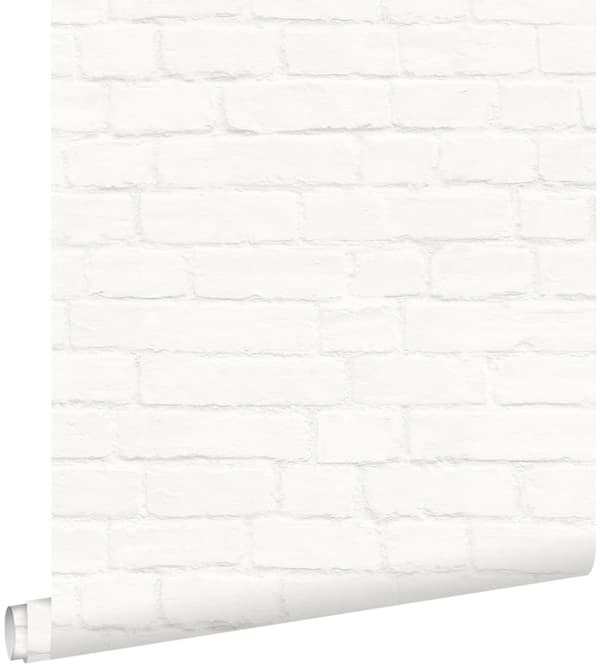 ESTAhome tapet murstensvæg off-hvidt 53 cm x 10,05 m