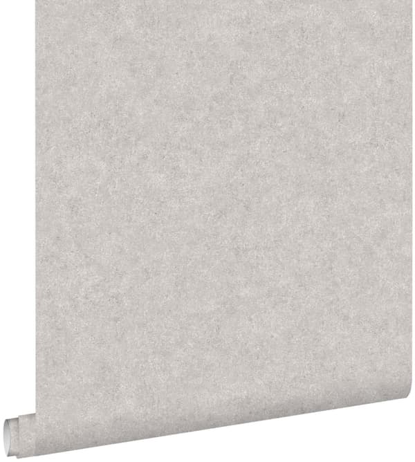 ESTAhome tapet ensfarvet beton-look mulvarpegråt 53 cm x 10,05 m