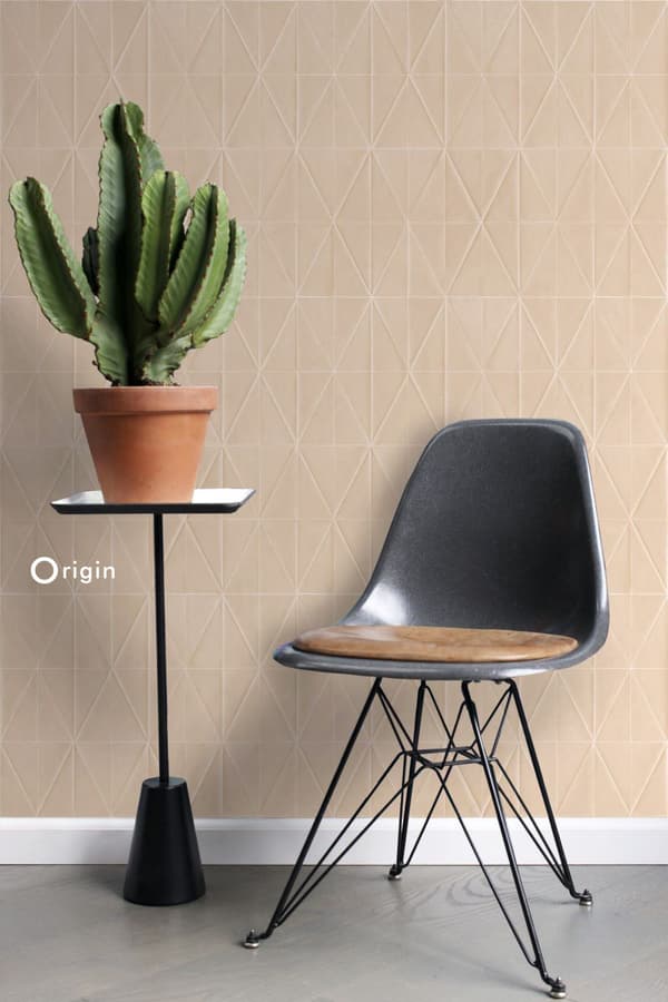 Origin Wallcoverings tapet grafisk form glänsande brons 53 cm x 10,05 m