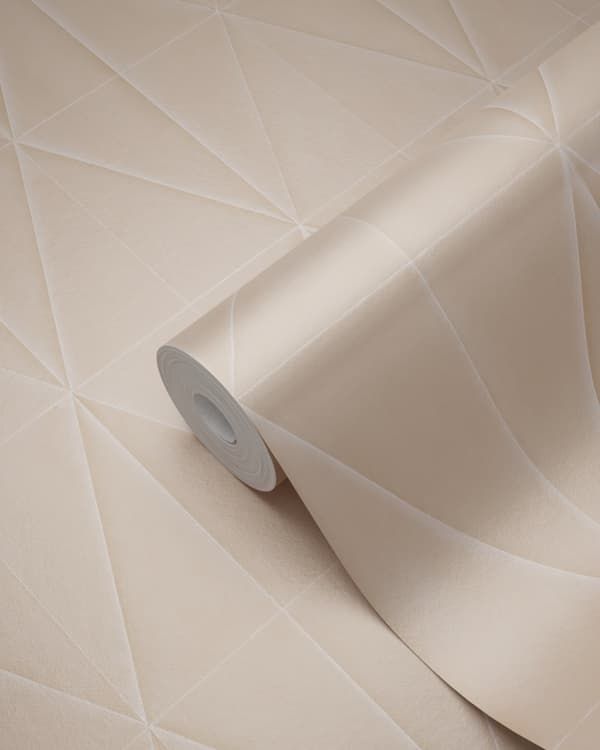 Origin Wallcoverings tapet grafisk form glänsande brons 53 cm x 10,05 m
