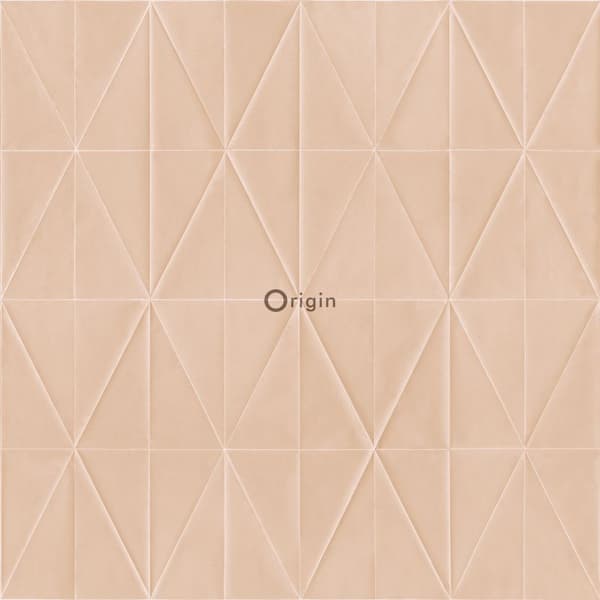 Origin Wallcoverings tapet grafisk form glänsande brons 53 cm x 10,05 m