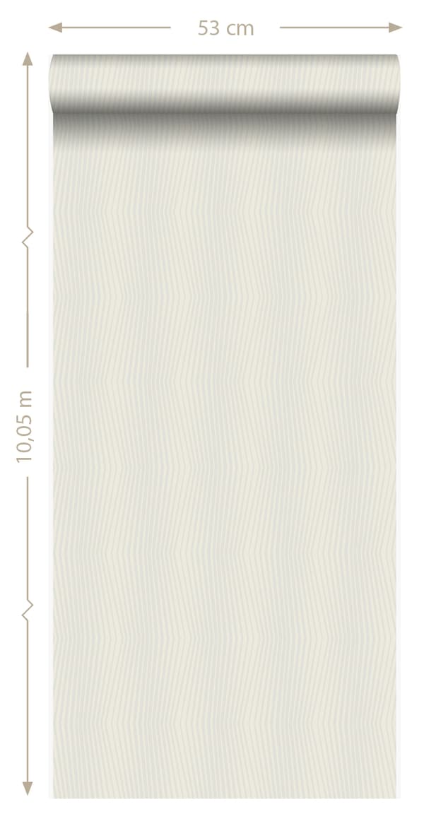 Origin Wallcoverings tapet grafiskt mönster glänsande beige 53 cm x 10,05 m