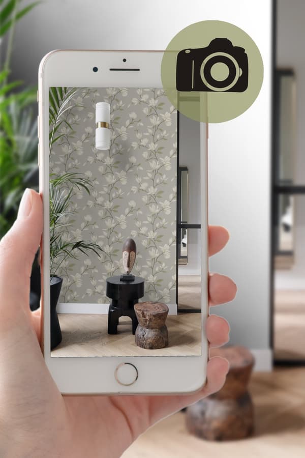 Origin Wallcoverings tapet magnolia grönt 53 cm x 10,05 m