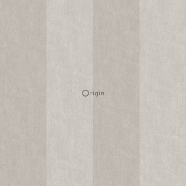 Origin Wallcoverings tapet ränder ljust mullvadsgrått 53 cm x 10,05 m
