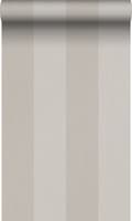 Miniatyrbild 1 av 5: Origin Wallcoverings tapet ränder ljust mullvadsgrått 53 cm x 10,05 m