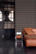 Miniatyrbillede 3 af 8: Origin Wallcoverings tapet rombemotiv mørkegråt og lyserødt 53 cm x 10,05 m