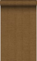 Miniatyrbild 1 av 7: Origin Wallcoverings tapet linnestruktur rostbrunt 53 cm x 10,05 m