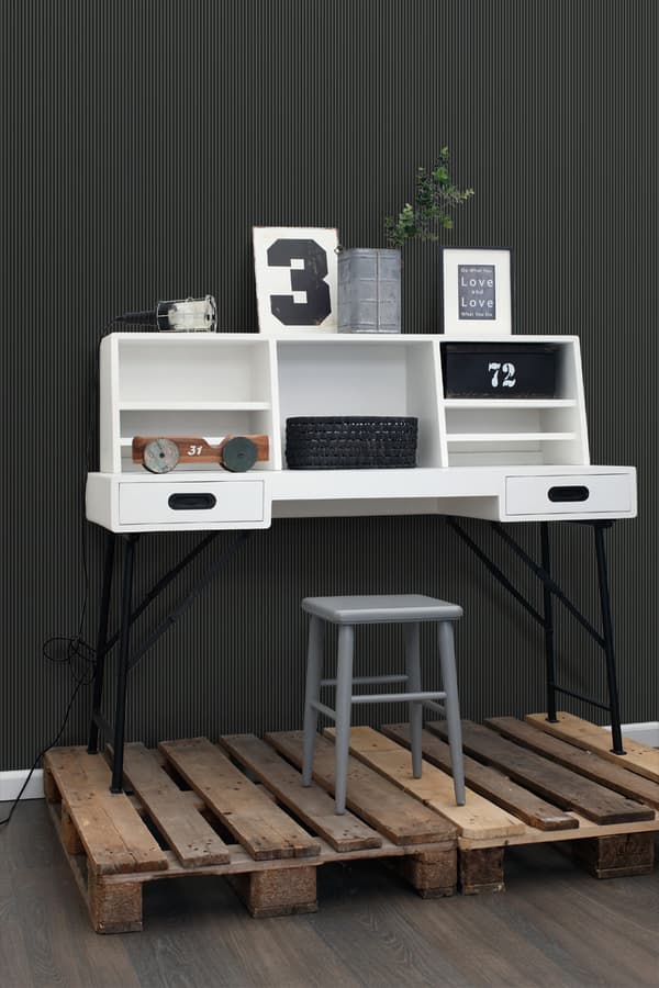 ESTAhome tapet ränder svart och vitt 53 cm x 10,05 m