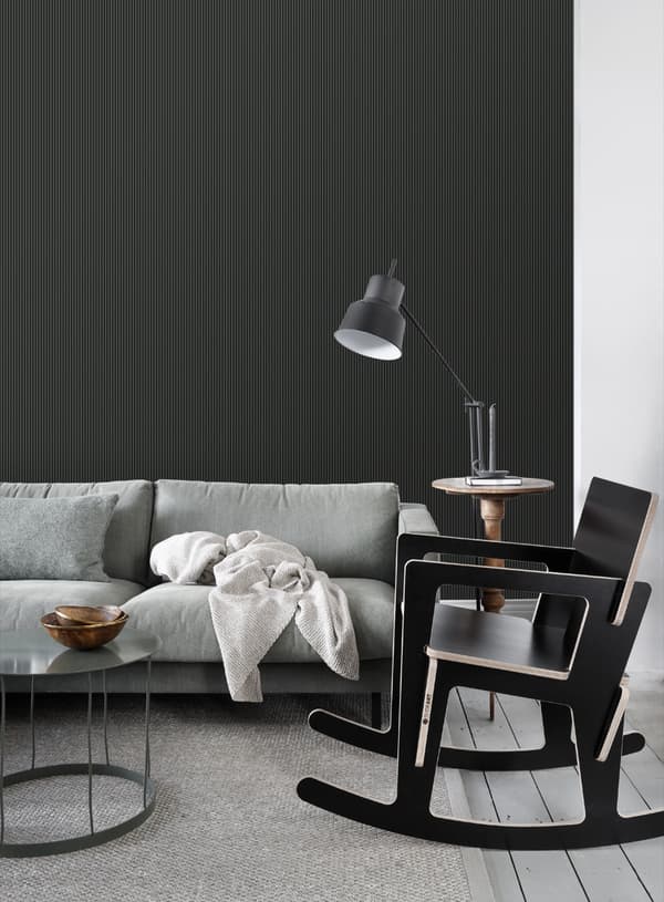 ESTAhome tapet ränder svart och vitt 53 cm x 10,05 m