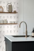 Miniatyrbild 2 av 7: ESTAhome tapet grönsaker beige 53 cm x 10,05 m