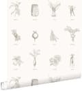 Miniatyrbild 1 av 7: ESTAhome tapet grönsaker beige 53 cm x 10,05 m