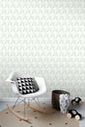 Miniatyrbillede 5 af 8: ESTAhome tapet 3D grafik mintgrønt 53 cm x 10,05 m