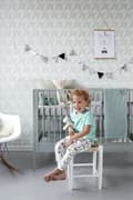 Miniatyrbillede 2 af 8: ESTAhome tapet 3D grafik mintgrønt 53 cm x 10,05 m