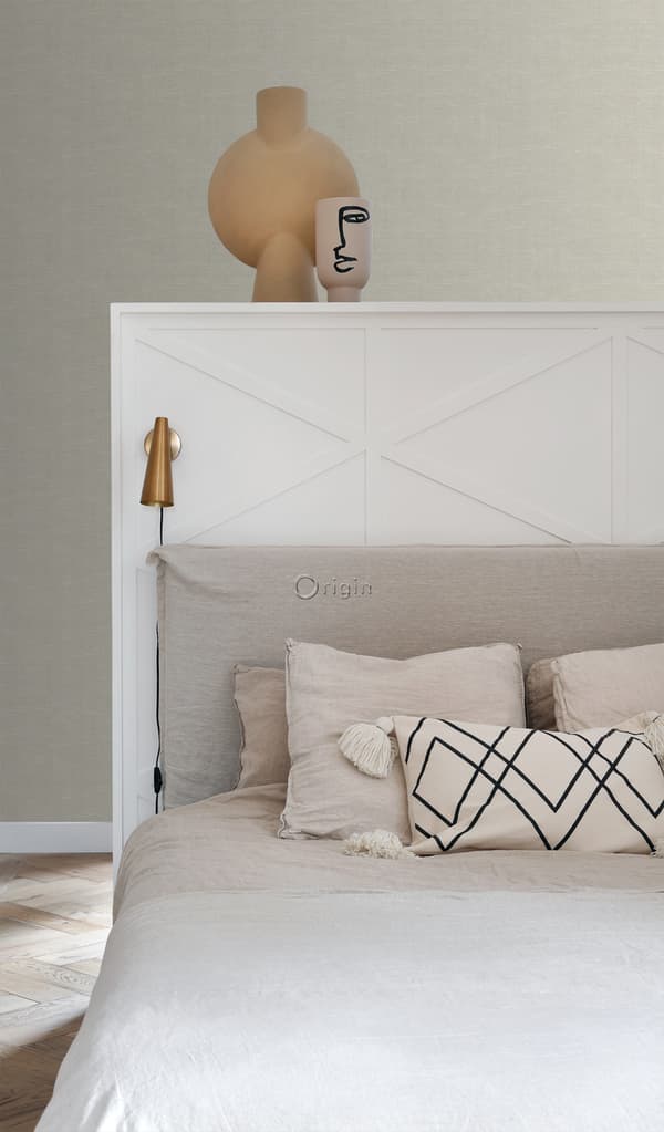 Origin Wallcoverings tapet vävd struktur ljusbeige 0,53 x 10,05 m