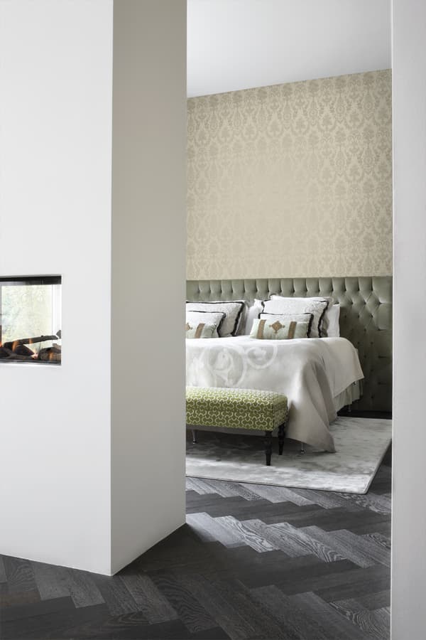 Origin Wallcoverings tapet ornament mullvadsgrått 53 cm x 10,05 m