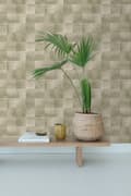 Miniatyrbillede 8 af 8: ESTAhome tapet dyreskindsmønster varm beige 0,53 x 10,05 m