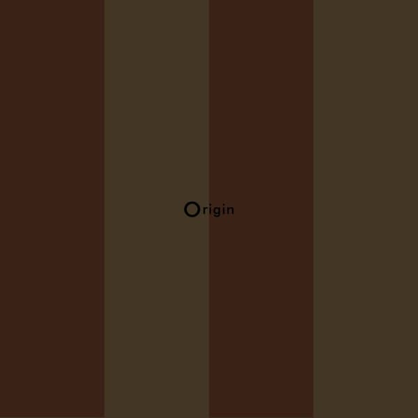 Origin Wallcoverings tapet ränder matt brunt och glänsande brons 53 cm x 10,05 m