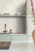 Miniatyrbild 6 av 8: ESTAhome tapet Ikat beige 53 cm x 10,05 m