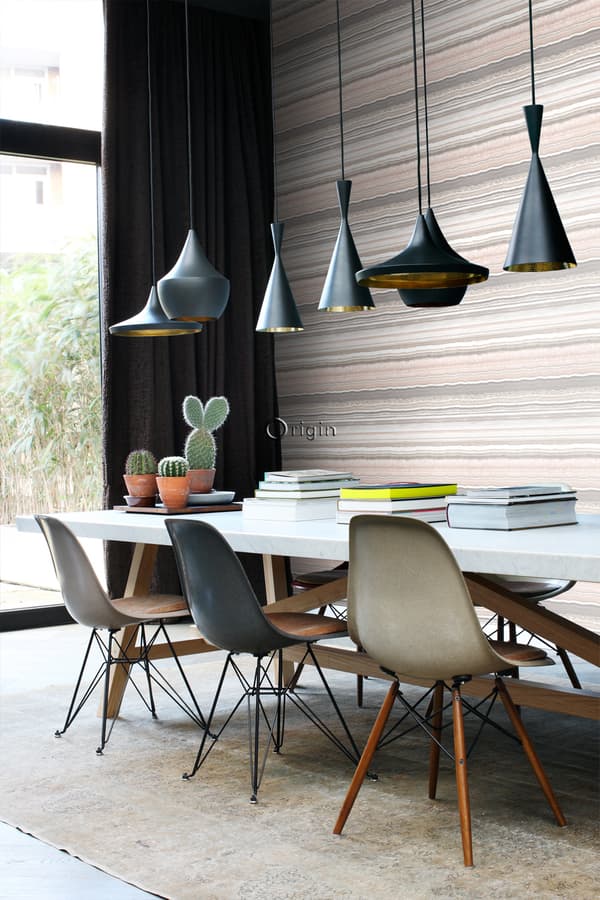 Origin Wallcoverings tapet skiktad marmorsten persikofärgat och beige 53 cm x 10,05 m