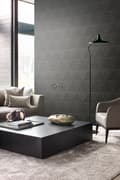 Miniatyrbild 3 av 8: Origin Wallcoverings tapet slitna metalltrianglar svart 53 cm x 10,05 m