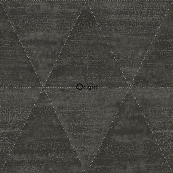 Origin Wallcoverings tapet slitna metalltrianglar svart 53 cm x 10,05 m