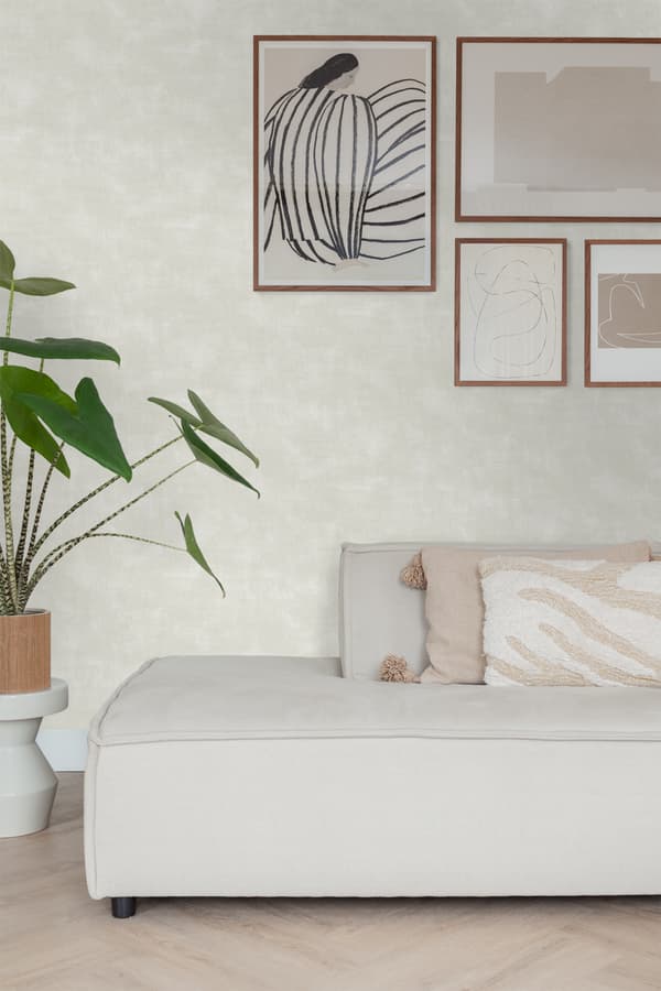 ESTAhome tapet betonglook ljusbeige 0,53 x 10,05 m