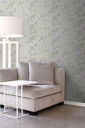 Miniatyrbillede 4 af 8: Origin Wallcoverings tapet magnolia havgrønt og lilla 53 cm x 10,05 m