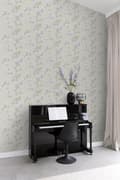 Miniatyrbillede 7 af 8: Origin Wallcoverings tapet magnolia havgrønt og lilla 53 cm x 10,05 m