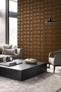 Miniatyrbild 3 av 8: Origin Wallcoverings tapet struktur glänsande kopparbrunt 53 cm x 10,05 m
