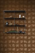 Miniatyrbild 4 av 8: Origin Wallcoverings tapet struktur glänsande kopparbrunt 53 cm x 10,05 m