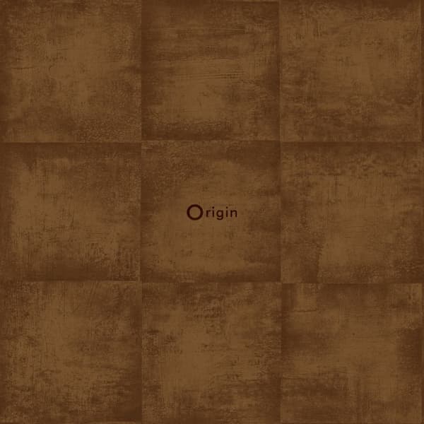 Origin Wallcoverings tapet struktur glänsande kopparbrunt 53 cm x 10,05 m