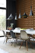 Miniatyrbild 2 av 8: Origin Wallcoverings tapet struktur glänsande kopparbrunt 53 cm x 10,05 m