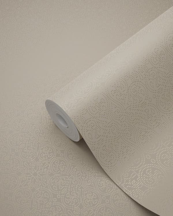 Origin Wallcoverings tapet små ornament krämfärgat 53 cm x 10,05 m