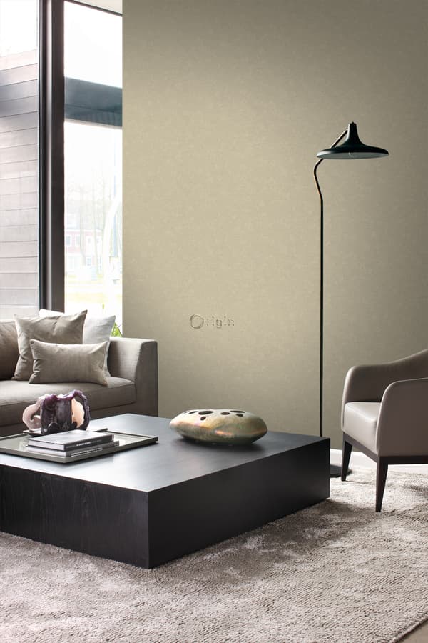 Origin Wallcoverings tapet enfärgad glänsande brons 53 cm x 10,05 m