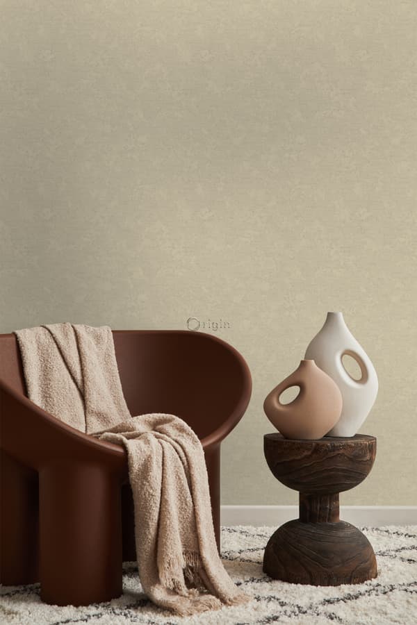 Origin Wallcoverings tapet enfärgad glänsande brons 53 cm x 10,05 m
