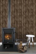 Miniatyrbild 6 av 8: ESTAhome tapet träskräp mörkbrunt 53 cm x 10,05 m