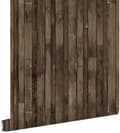 Miniatyrbild 1 av 8: ESTAhome tapet träskräp mörkbrunt 53 cm x 10,05 m