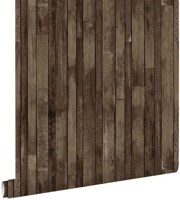 ESTAhome tapet träskräp mörkbrunt 53 cm x 10,05 m