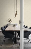 Miniatyrbillede 3 af 8: Origin Wallcoverings tapet blomster cremefarvet 53 cm x 10,05 m