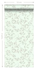 Miniatyrbillede 5 af 5: Origin Wallcoverings tapet blade havgrønt 53 cm x 10,05 m