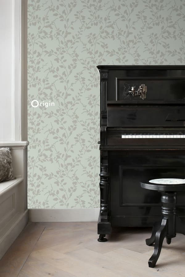 Origin Wallcoverings tapet blade havgrønt 53 cm x 10,05 m