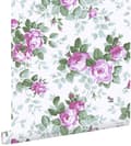 Miniatyrbild 1 av 7: ESTAhome tapet rosor lila 53 cm x 10,05 m